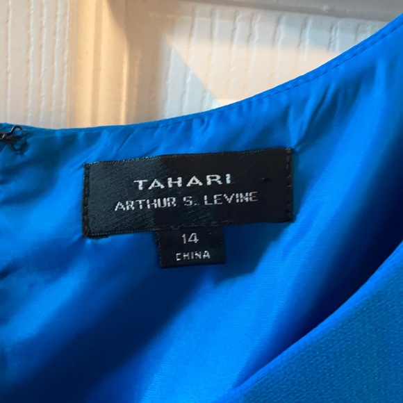 New Tahari bright blue dress - Picture 4 of 5